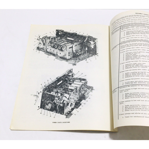 Motorola 1950's 79MS Ford FEJ-18806-C Auto Radio Service Manual U.S.A. - Picture 3 of 3